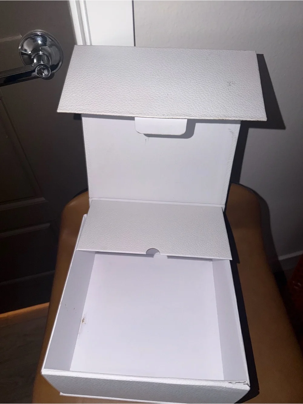 Dior White Box with Gold Logo